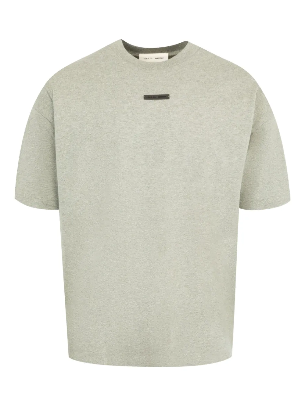 FEAR OF GOD ESSENTIALS logo-patch T-shirt | Grey | Image 1