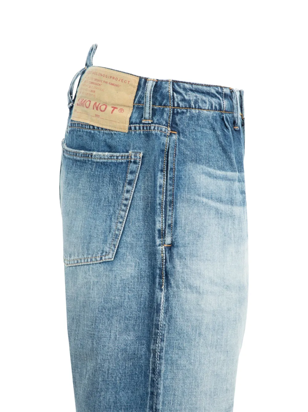 Fullcount Four-pocket Wide-leg Jeans In Blue