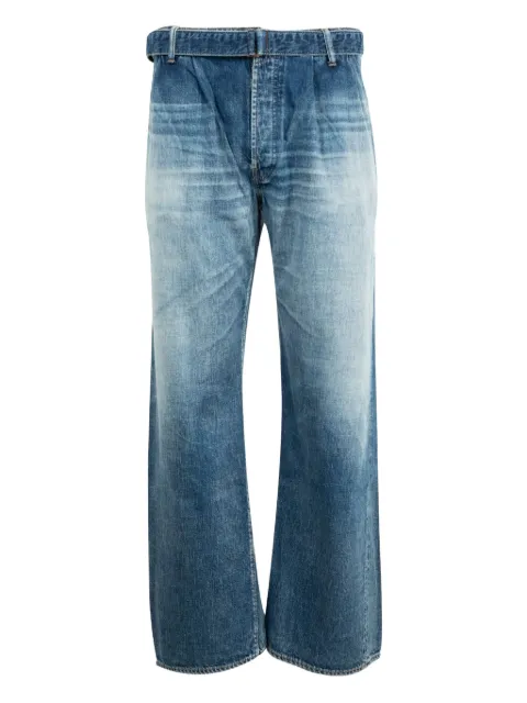 Fullcount four-pocket wide-leg jeans