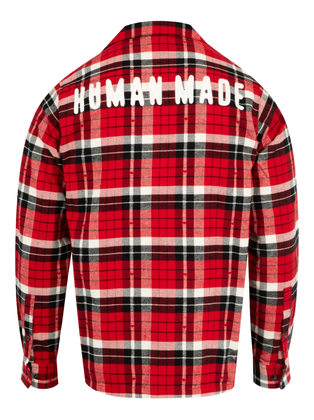 Human Made Geruit overhemd - Rood