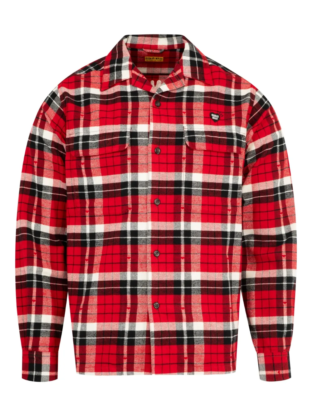 Human Made Check-print Shirt In Red