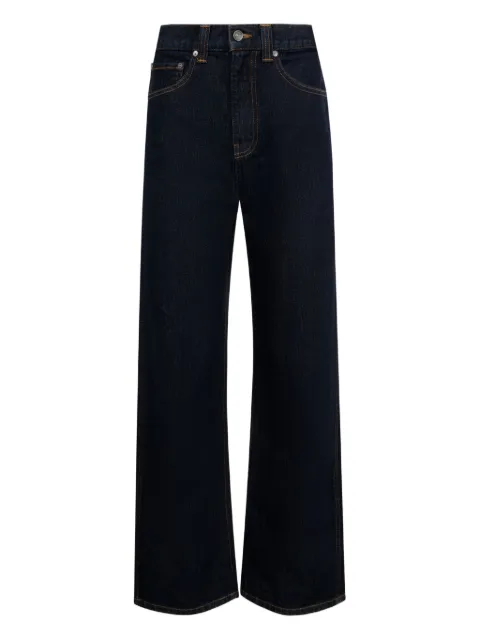 KHAITE jeans Bonnie de mezclilla con cinco bolsillos