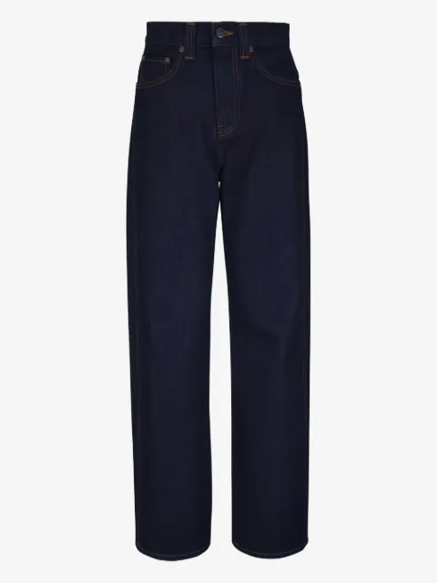 KHAITE jeans Bonnie de mezclilla con cinco bolsillos