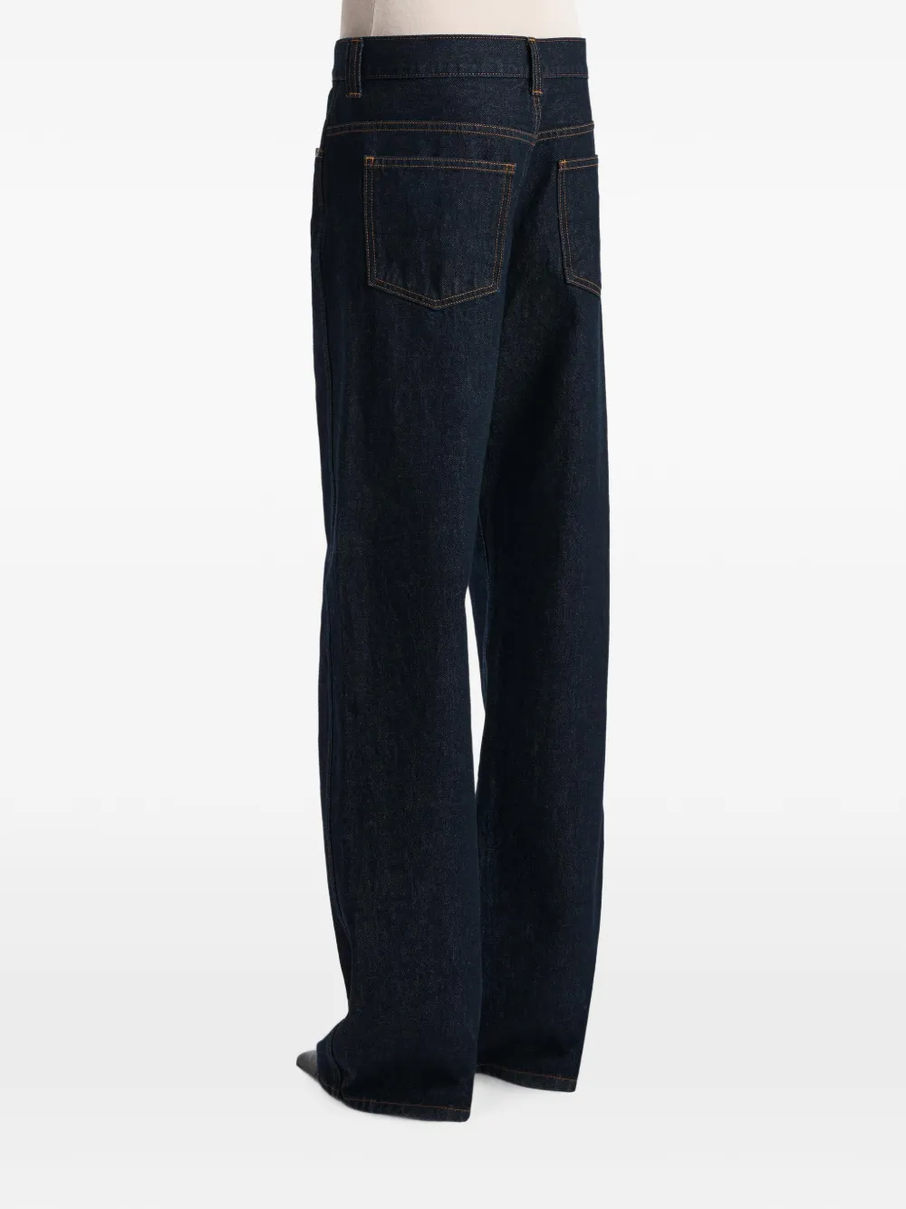 KHAITE Bonnie jeans met vijf zakken Blauw