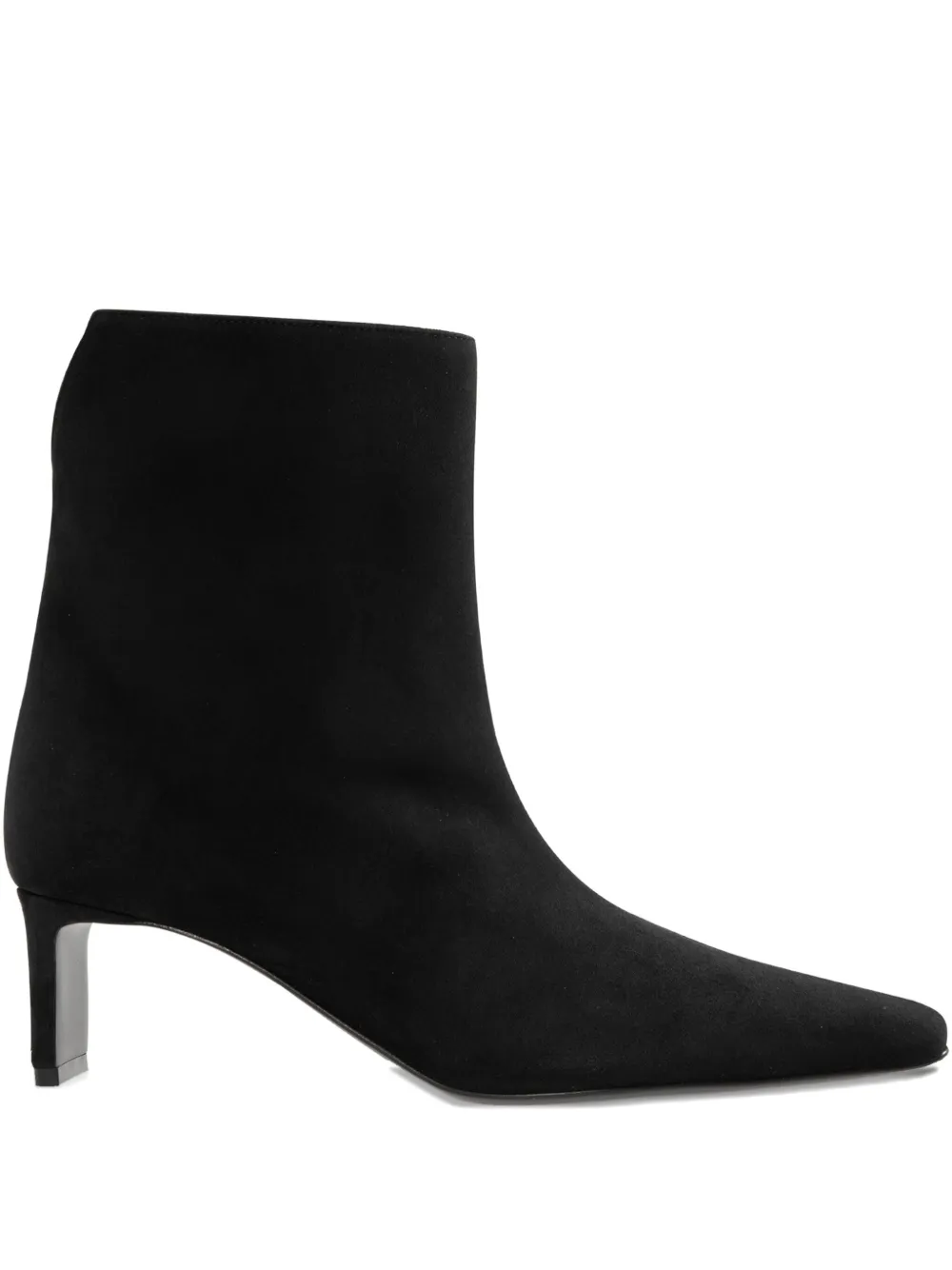 KHAITE 55mm Ona square-toe ankle boots Black
