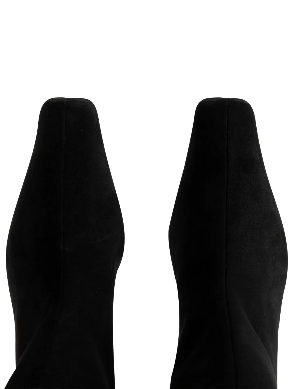 KHAITE 55mm Ona square-toe ankle boots Black