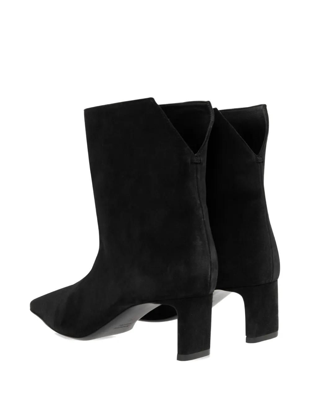 KHAITE 55mm Ona square-toe ankle boots Black