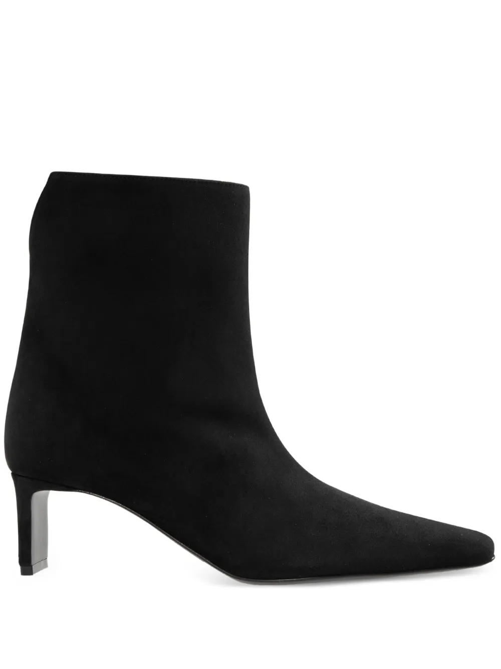 KHAITE 55mm Ona square-toe ankle boots Black