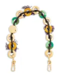 LOEWE crochet donut-chain bag strap - Gold