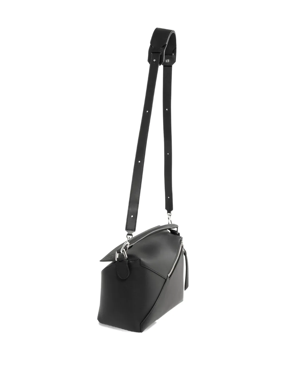 Loewe Medium Puzzle Edge Cross Body Bag In Black