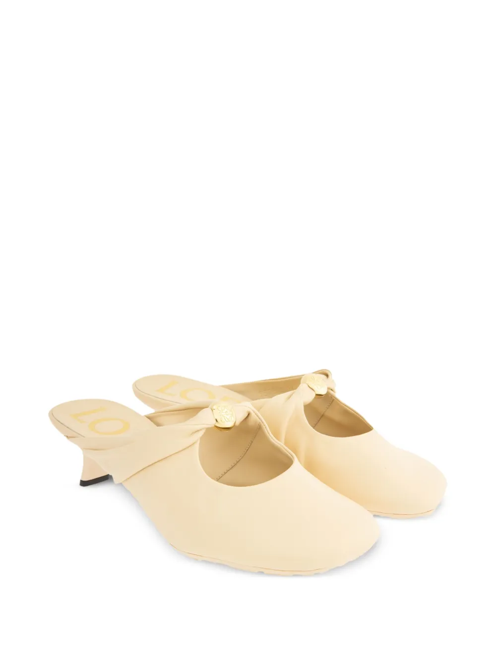 LOEWE 45mm Pebble Soft mules | Heeled Mules | Image 2