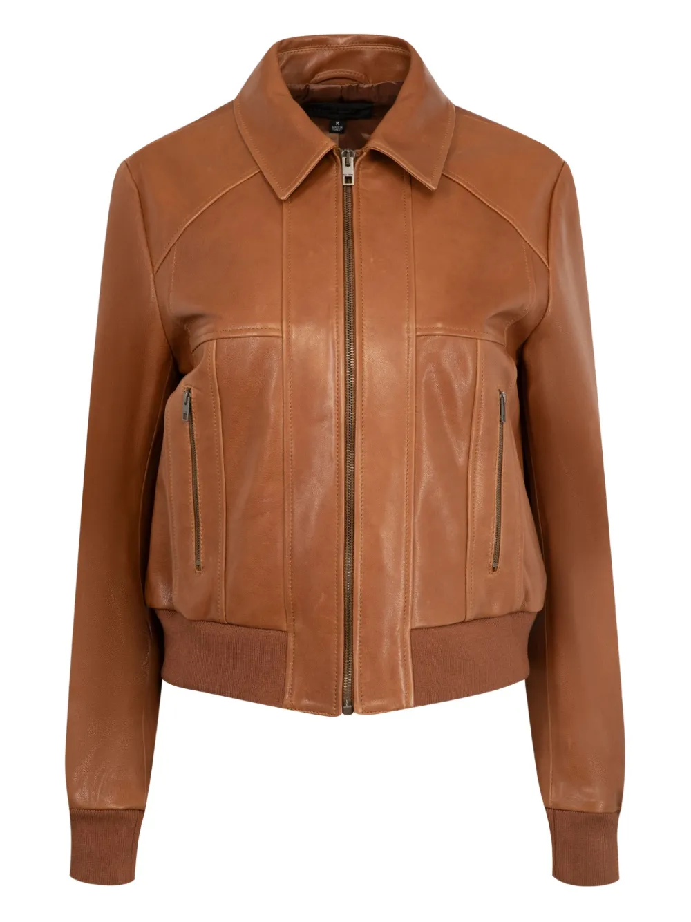Nili Lotan Sue leather bomber jacket | Brown | Image 1