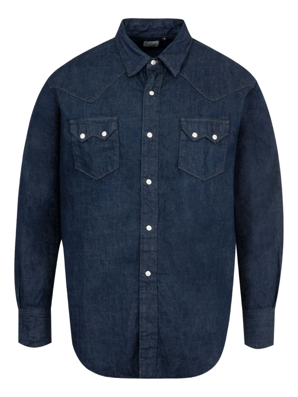 Orslow long-sleeve denim shirt | Blue | Image 1