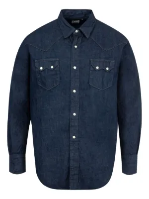 Ralph Lauren RRL ILLINOIS WS-LONG SLEEVE-SPORT SHIRT | Blue | FARFETCH