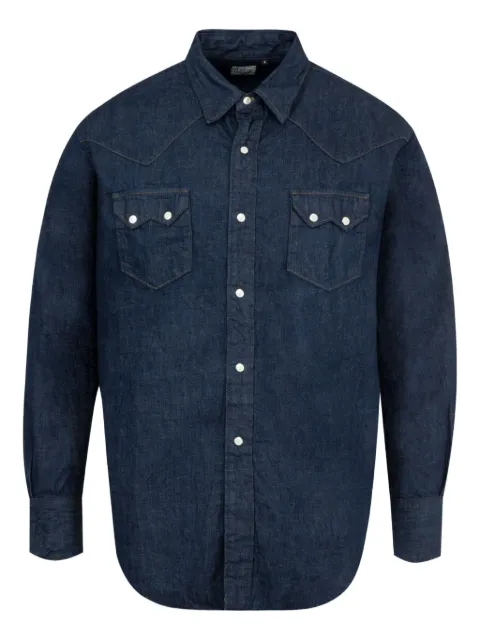 Orslow long-sleeve denim shirt