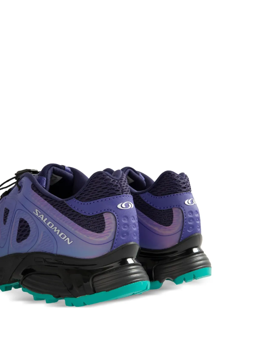 Salomon XT-Whisper sneakers met houtje-touwtje sluiting Paars