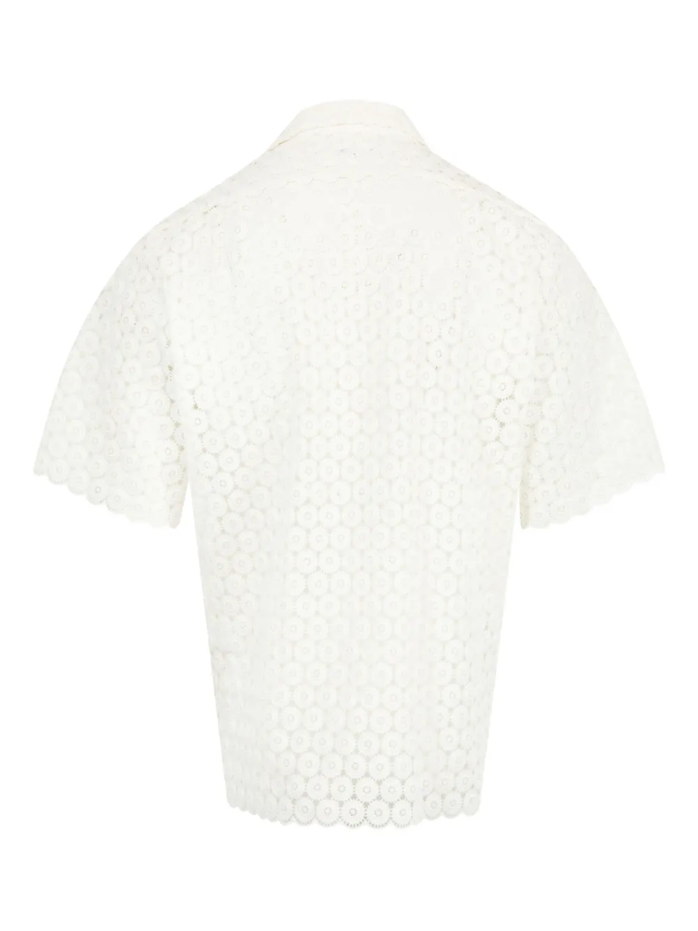 Wales Bonner Highlife bowlingshirt - Wit