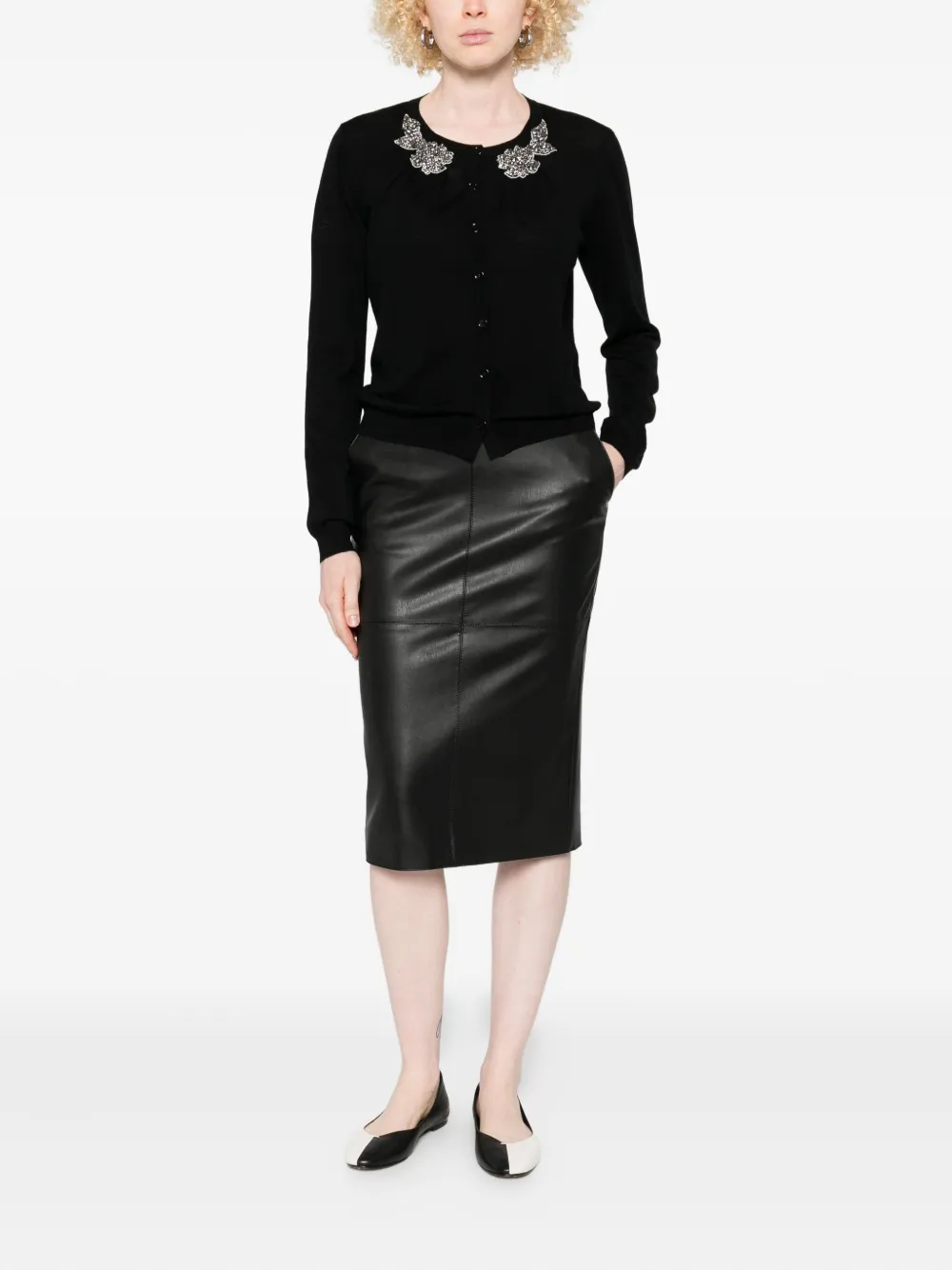 Liviana Conti embellished wool cardigan | Cardigans | Image 2