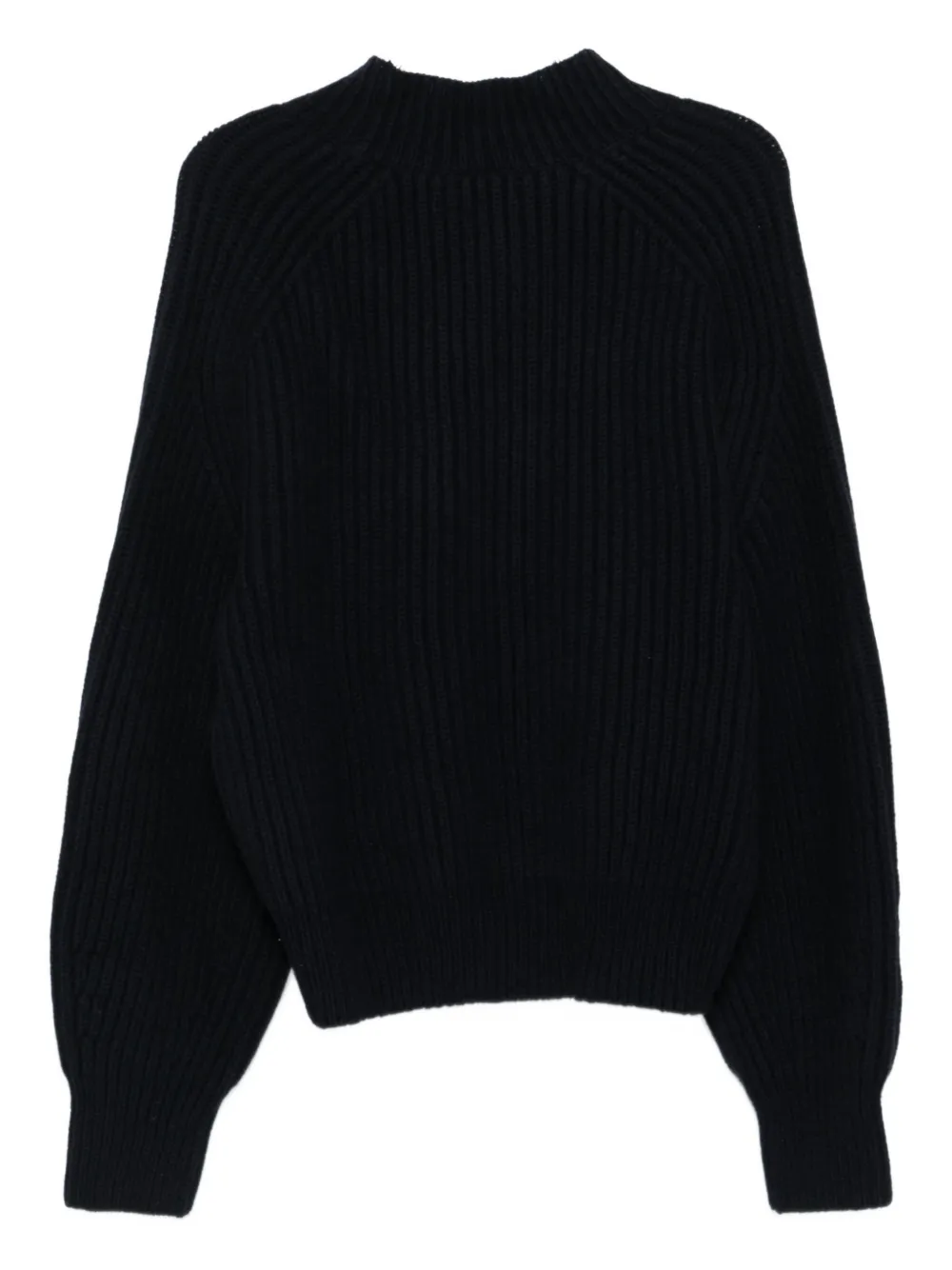 Soeur Flamand Ribbed-knit Jumper In Black