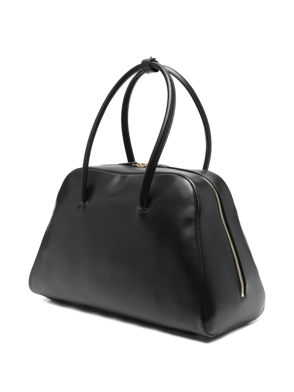 LouLou de Saison Shopper met logoprint Zwart