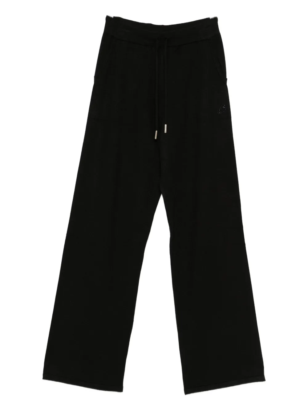 Blugirl Wide-leg Trousers With Relaxed Fit In Animal Print