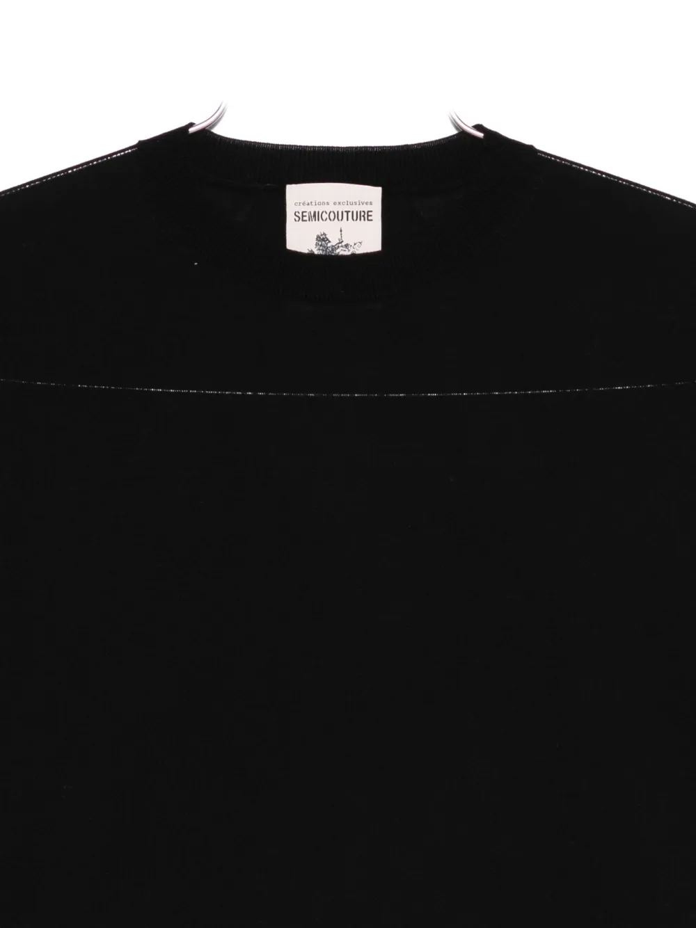 Semicouture Wool Sweater In Black