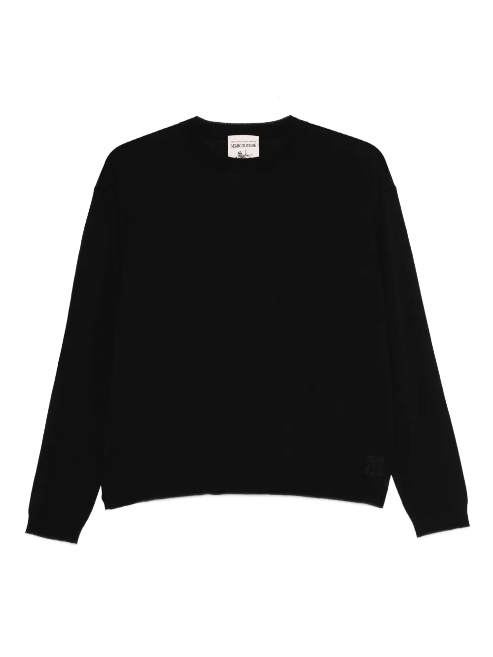 Semicouture wool sweater | Black | Image 1