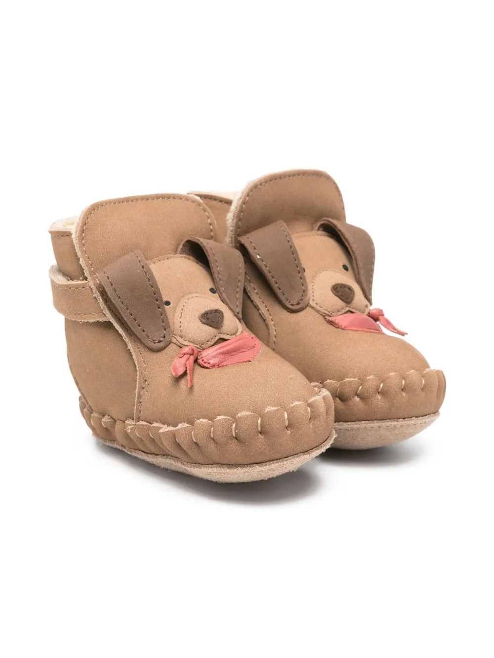 Donsje dog-face suede boots Brown