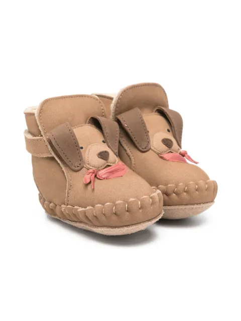 Donsje dog-face suede boots