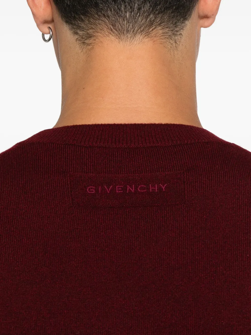 Givenchy Kasjmier trui met ronde hals Rood