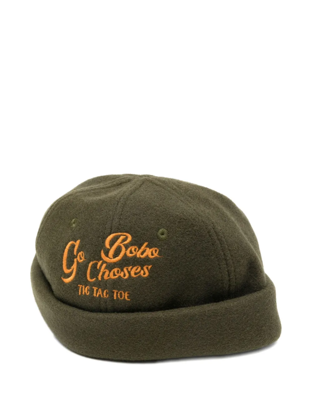 Bobo Choses logo-embroidered hat | Green | Image 1
