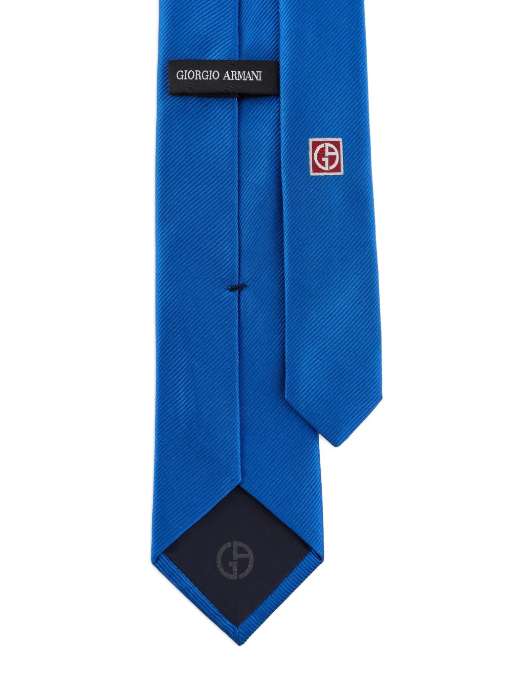 Giorgio Armani silk tie - Blauw