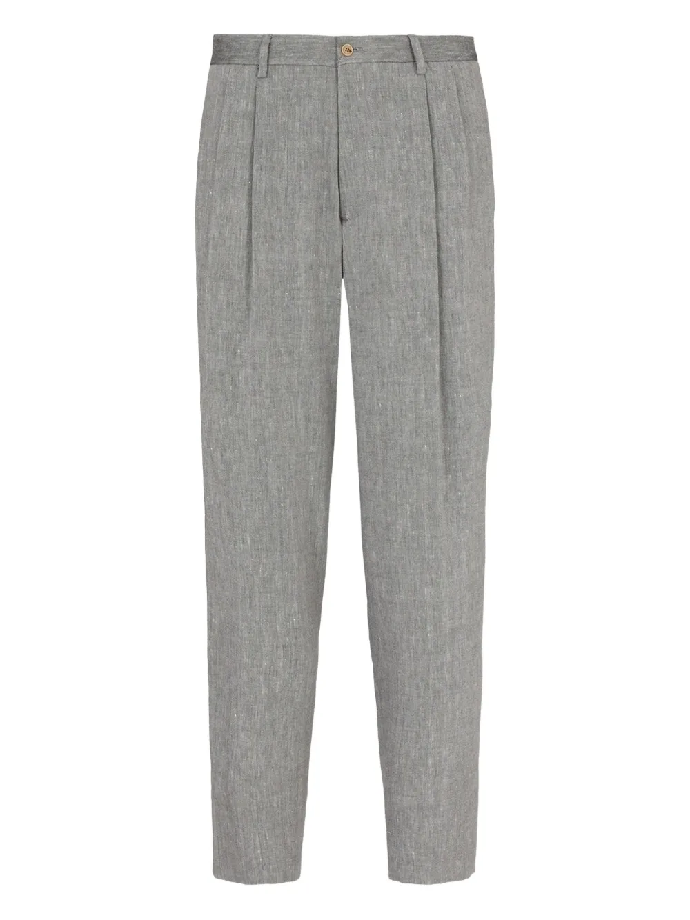 Giorgio Armani pleated-front trousers - Grijs