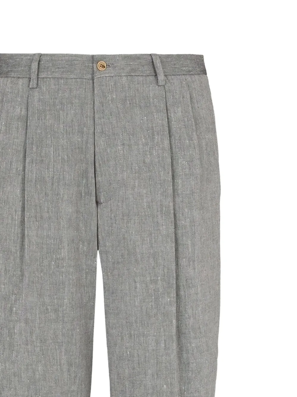 Giorgio Armani pleated-front trousers | Regular-Fit & Straight Leg Pants | Image 2