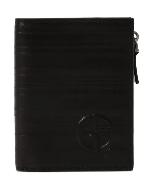 Giorgio Armani embossed-logo wallet