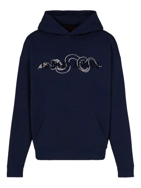 Giorgio Armani logo-print hoodie
