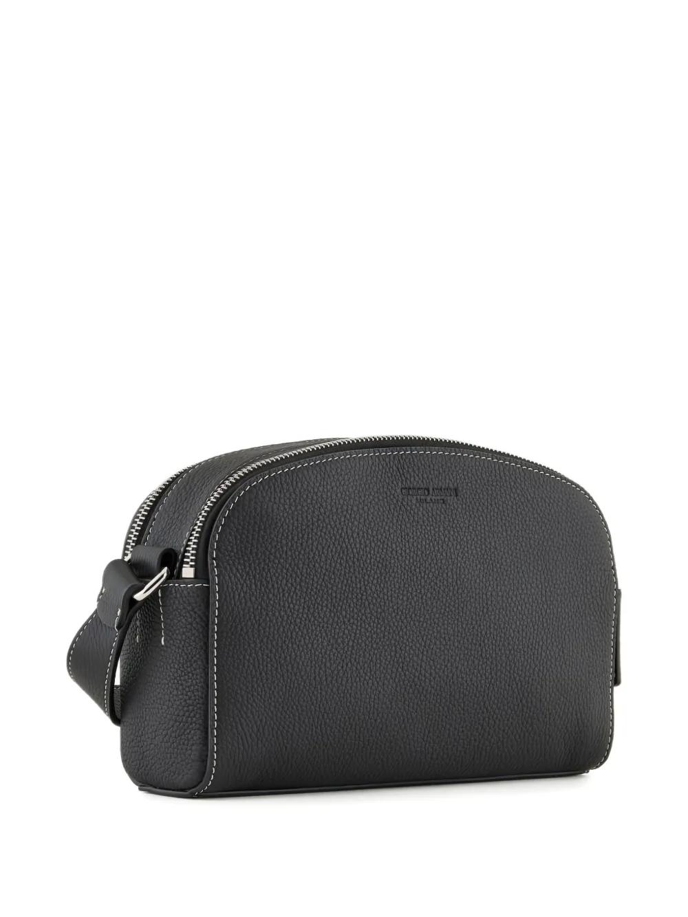 Giorgio Armani topstitch zip shoulder bag | Image 2
