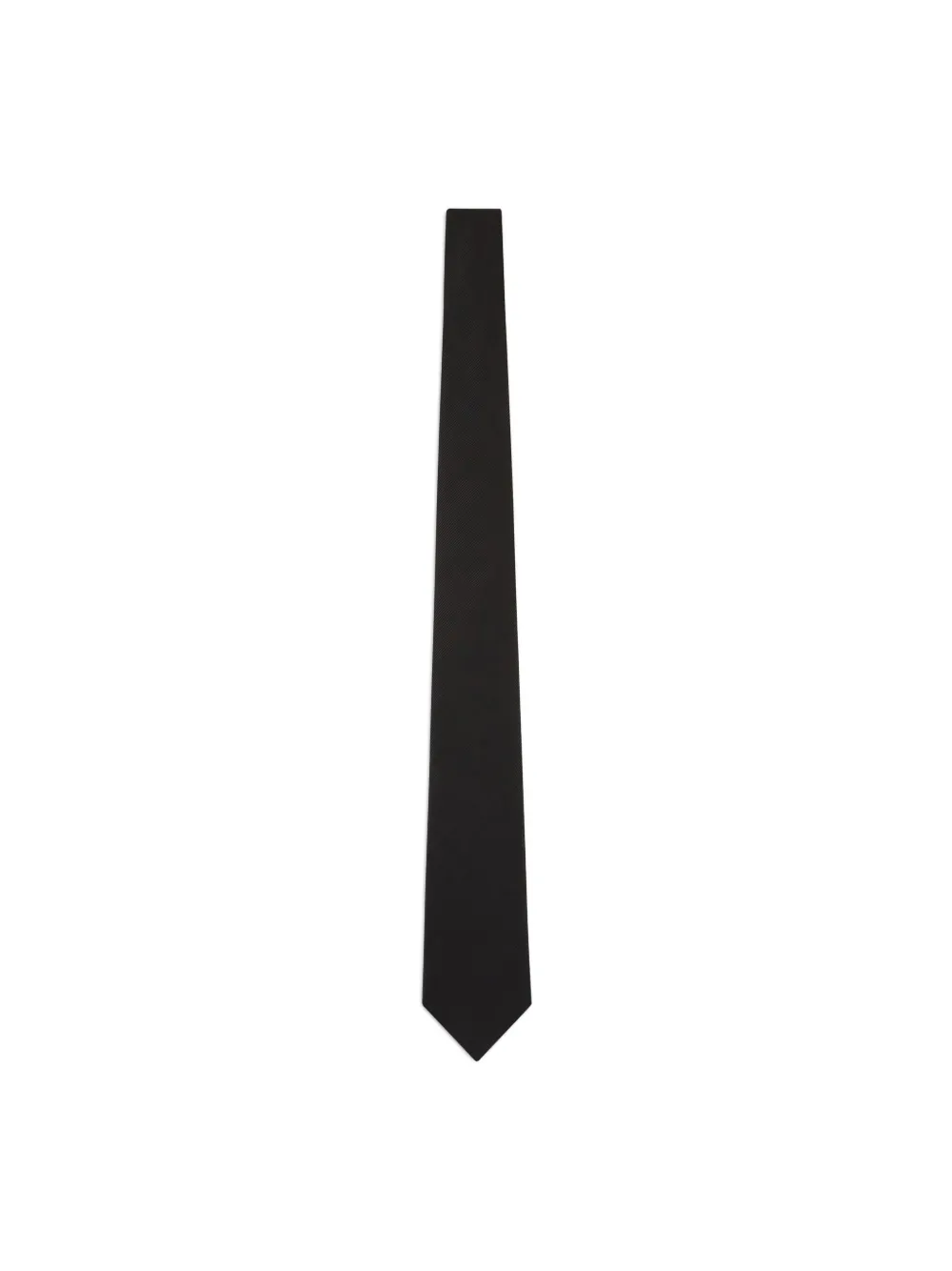 Giorgio Armani textured tie - Zwart