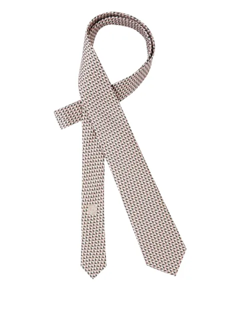 Giorgio Armani geometric-pattern tie