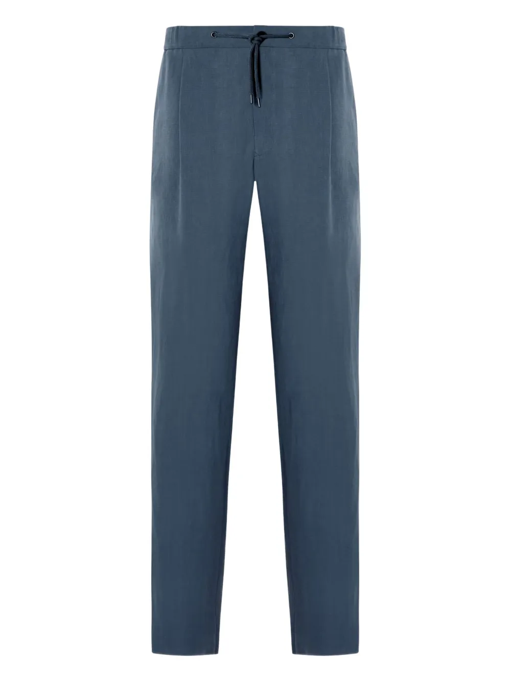 Giorgio Armani drawstring pleated trousers | Blue | Image 1