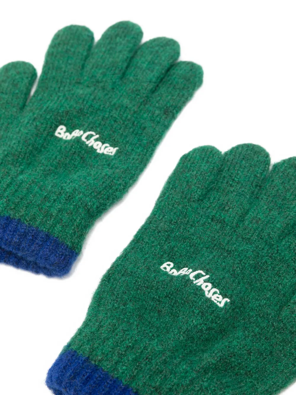 Bobo Choses Handschoenen met geborduurd logo Groen
