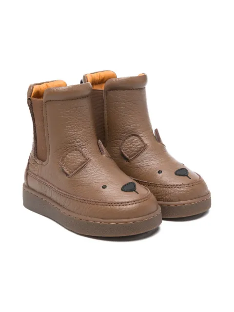 Donsje bear-face leather boots