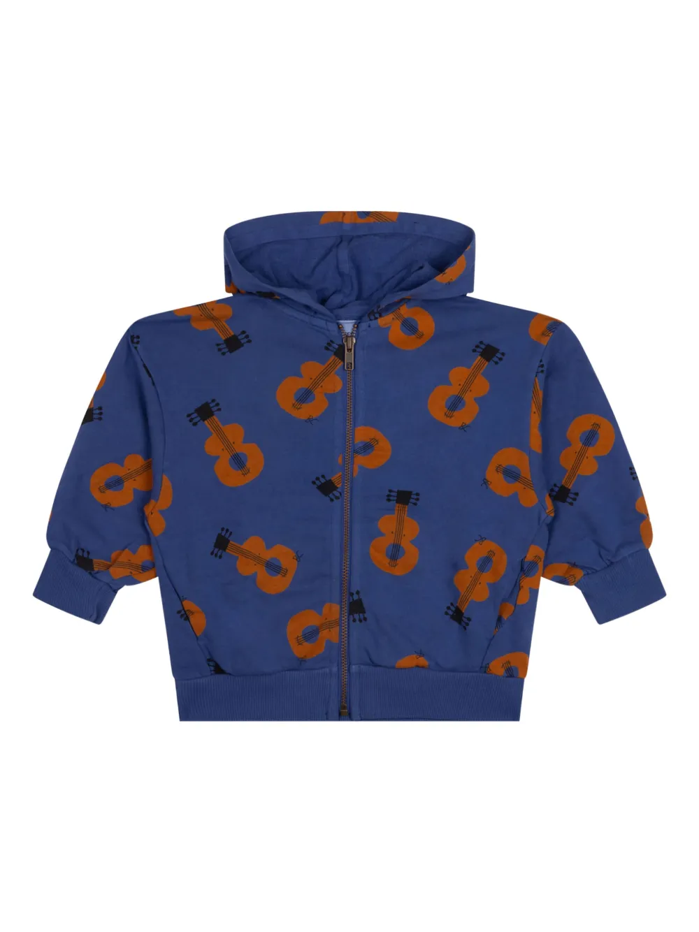 Bobo Choses Guitar-print Hoodie In Animal Print