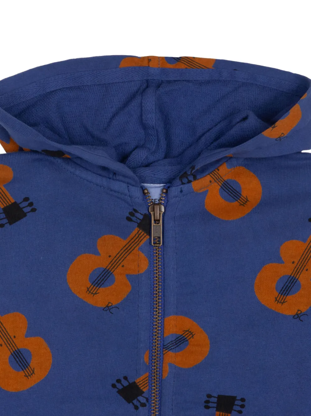 Bobo Choses Guitar-print Hoodie In Animal Print