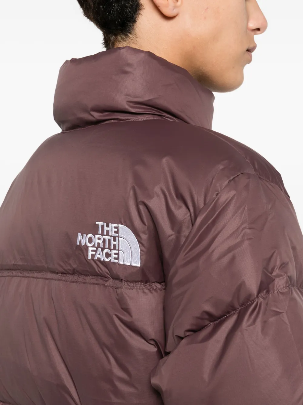 The North Face Cropped Padded Jacket Tawny Quartz In Brown