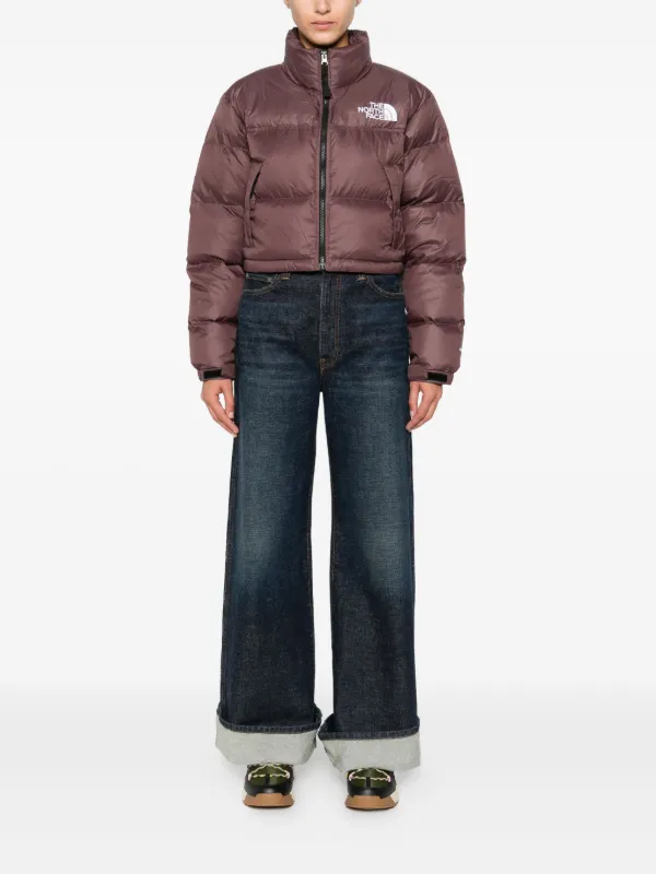 The North Face Nuptse Puffer Jacket Brown FARFETCH - Main Image