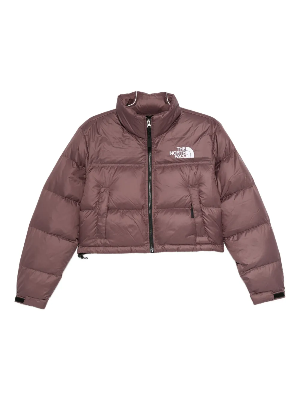 The North Face Cropped Padded Jacket Tawny Quartz In Brown