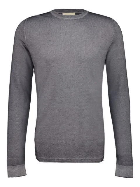 120% Lino long-sleeve fine-knit T-shirt