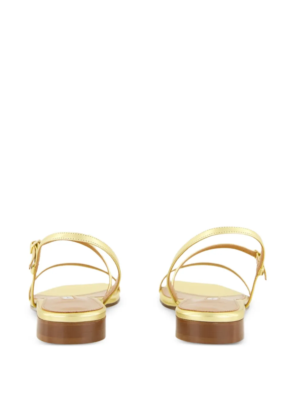 Emme Parsons Hope sandalen met vierkante neus en enkelbandje Geel