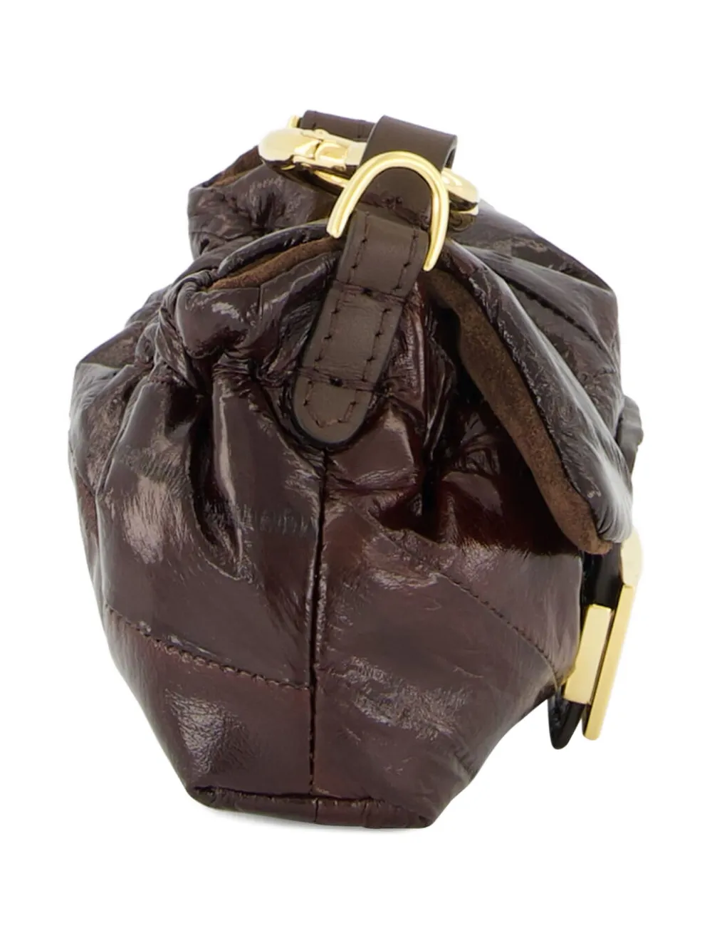 FENDI Mamma Baguette mini-schoudertas Bruin